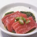 amm46's cooksnap of when they made マグロのめかぶあえ.