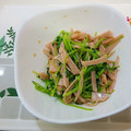 マダムカフェ♡'s cooksnap of when they made *豆苗とハムの和物*.