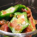 クック5959's cooksnap of when they made オクラとミョウガの梅かつおあえ.