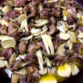 audrey44224's cooksnap of when they made 砂肝としめじのアヒージョ.