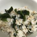 ＃Yuzu＃'s cooksnap of when they made ☆鮭フレークとわかめの混ぜご飯☆.