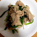 ♡しろちゃん♡'s cooksnap of when they made 豚こまともやしのニラ炒め.