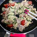 クック38UB4F☆'s cooksnap of when they made ズッキーニとトマトの中華炒め.