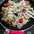 クック38UB4F☆'s cooksnap of when they made ズッキーニとトマトの中華炒め.