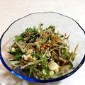 ♪ゆかたん♡'s cooksnap of when they made 簡単水菜と納豆の白和えサラダ.