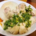 母ちゃん！'s cooksnap of when they made 炊飯器で簡単エスニック♡カオマンガイ.
