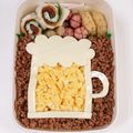 めいめい☆☆☆'s cooksnap of when they made お疲れ様！ビールそぼろ弁当.