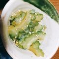クックMB0955☆'s cooksnap of when they made 大人の楽しみ☆ゴーヤのピリリ山椒炒め.
