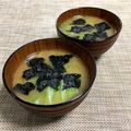 Chikatan☆'s cooksnap of when they made キャベツと海苔の味噌汁♪.