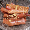 redeagle's cooksnap of when they made 赤ずいきの酢の物.