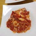 およ☆'s cooksnap of when they made 海老とイカのトマトソースパスタ.