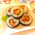hikarin♪'s cooksnap of when they made 唐揚げの恵方巻き♪.