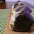 ダイナマイト漆黒's cooksnap of when they made 高菜と鮭フレークのおにぎり.