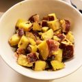 くまとやぎ's cooksnap of when they made ♡さつまいもとベーコンのデリ風サラダ♡.