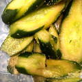 はに333's cooksnap of when they made 超簡単！きゅうりのナムル風 漬け物.