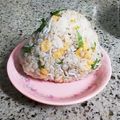♪じゅんちこ♪'s cooksnap of when they made 天かす大葉じゃこおにぎり.
