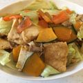 がとーしょこら's cooksnap of when they made 豚肉キャベツ厚揚げの味噌炒め.
