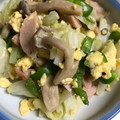 紅緒ちゃん's cooksnap of when they made 魚肉ソーセージとキャベツのふわふわ卵炒め.