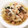 Tiffakin's cooksnap of when they made サーモンとほうれん草のクリームパスタ.