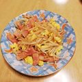 take♪aki♪'s cooksnap of when they made もやしベーコン卵炒め.