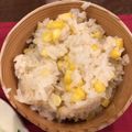 豆とオリーブ's cooksnap of when they made とうもろこしご飯.