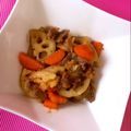 rinapink's cooksnap of when they made レンコンの味噌きんぴら.