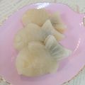 クックCKK4SR☆'s cooksnap of when they made 電子レンジで。ピンクのミニたい焼き.