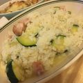 ゆいまーるん's cooksnap of when they made えびとズッキーニのリゾット.