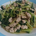 柊さくら's cooksnap of when they made 小松菜と豚挽肉の甘辛炒め.