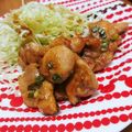 しょみ一's cooksnap of when they made 鶏もも肉のネギ甘酢ソース♪簡単おかず.