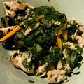 mentaitai's cooksnap of when they made 夏バテ防止☆モロヘイヤと豚肉の簡単炒め.