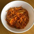 kitty・yumi's cooksnap of when they made 炙りするめそーめんでいか人参♪.