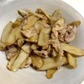 ほたてのかいばしら's cooksnap of when they made 豚こまゴボウの味噌炒め.