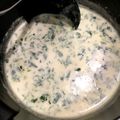 てーたー's cooksnap of when they made じゃが芋とほうれん草、ミルクスープ。.