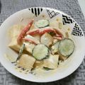 ♪快適一人暮らし♪'s cooksnap of when they made はんぺんｻﾗﾀﾞ.