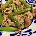 ☆さぶ☆☆'s cooksnap of when they made 豚肉とアスパラの塩ガーリック炒め.