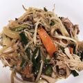 マリーJ☆'s cooksnap of when they made 簡単！たっぷりもやしと豚ニラの中華炒め☆.