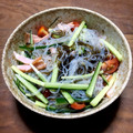 ゆず★ちゃん's cooksnap of when they made もずくと春雨のさっぱりサラダ.