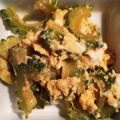 eryoasu's cooksnap of when they made 超簡単！ゴーヤの玉子とじ〜苦味あります。.