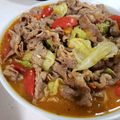かなはは☆'s cooksnap of when they made 小間切れ牛肉のレタス＆トマト炒め.