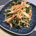 Faiza's cooksnap of when they made 水菜とカニカマのさっぱりサラダ♪.