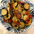 あっきーくろぴー's cooksnap of when they made 鯛のアクアパッツァ風夏野菜ソース.