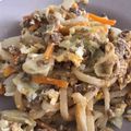 まゆまルイ's cooksnap of when they made ひき肉とキャベツで！焼きうどんバター醤油.