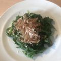 Yokchina's cooksnap of when they made ルッコラのおひたし　.