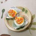 ネコかえる's cooksnap of when they made 貧乏人が贈る☆ゆで卵のかに味噌焼き.