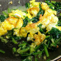 ビルメンズ's cooksnap of when they made ほうれん草と卵炒め♪簡単.
