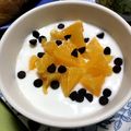 ☆あいちゃん's cooksnap of when they made ヨーグルトに☆オレンジ＆チョコ♪.