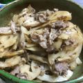 ＋SUN3's cooksnap of when they made レンコンと豚肉の甘辛炒め✿.