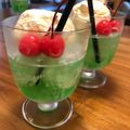 ひよなそ's cooksnap of when they made メロンソーダ☆ゼリーだよ〜♪.
