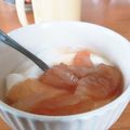 ♬あじさいのレシピ♬'s cooksnap of when they made 材料3つ！体に優しい桃ジャム☆.